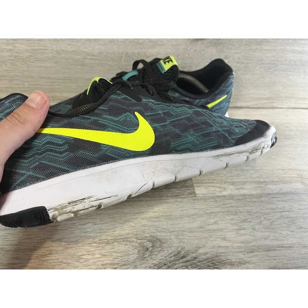 Nike Flex Experience RN 5 Black Volt Green Shoes Sneaker 844587-002 Mens 11.5‎